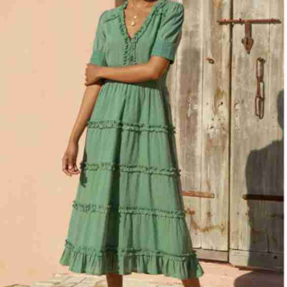 Viola Cotton Midi Dress
