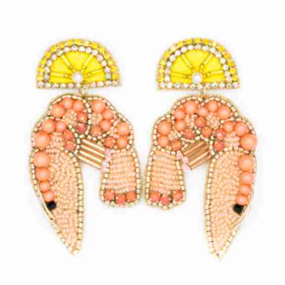 Shrimp Cocktail Earrings