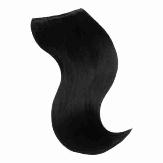 20" Jet Black Halo Hair Extensions