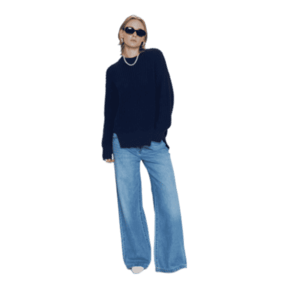 Jadyn Low Slung Palazzo Jean