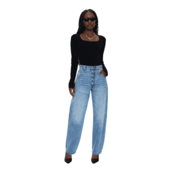 Ezra High Rise Relaxed Taper