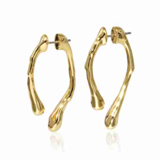 Drippy 14 K Gold Plated Earrings