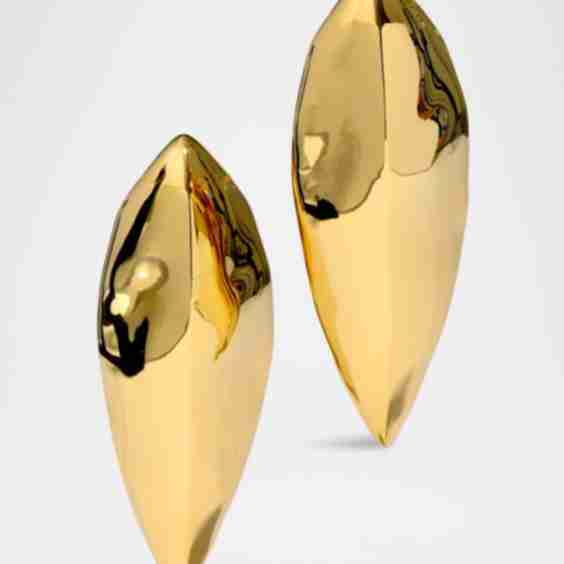 Brut Gold Armor Clip Earring