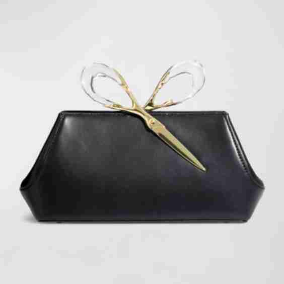 The Scissor Leather Clutch Bag