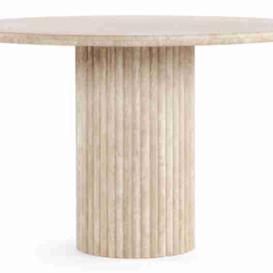 Saturn Round Pedestal Dining Table 47"