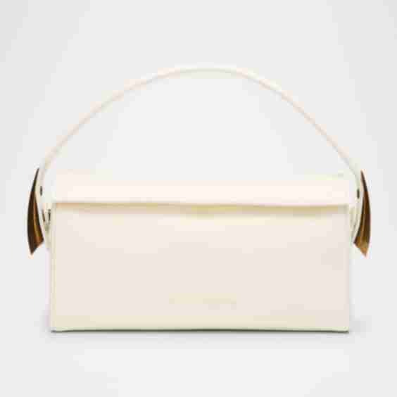 Elif Napa Leather Top-Handle Bag