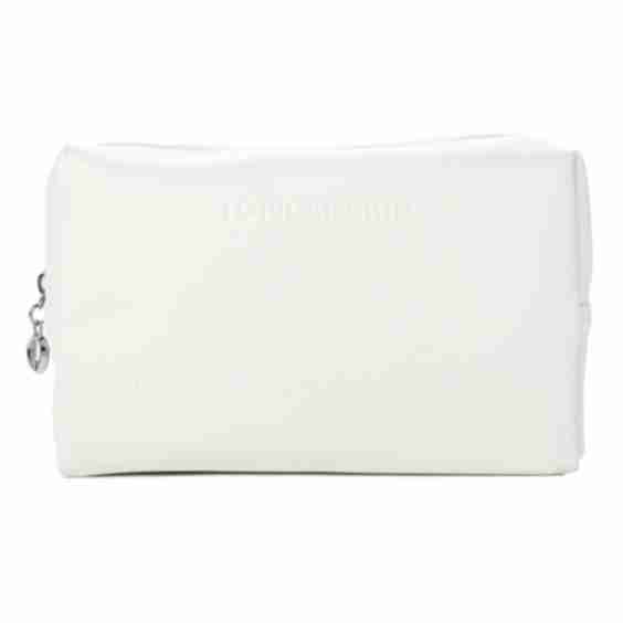 Vegan Saffiano Leather Classic Cosmetic Bag