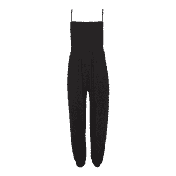 Ribbed Sleeveless Smocked Jumpsuit