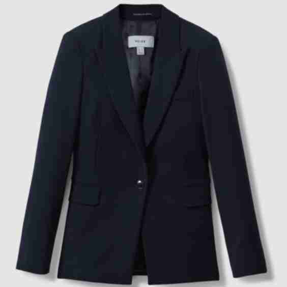 Gabi Tailored Single Breasted Suit Blazer