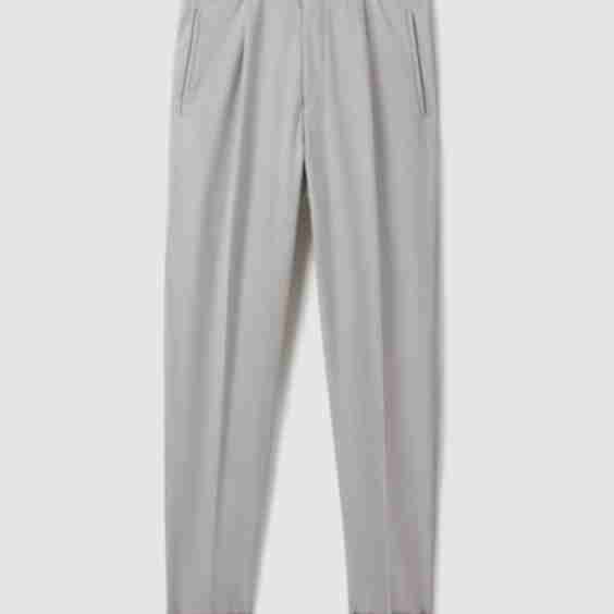 Brighton Relaxed Drawstring Trousers with Turn-Ups