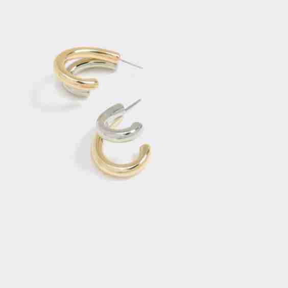 Two Tone Hoops