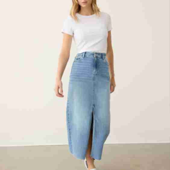Maxi Denim Skirt