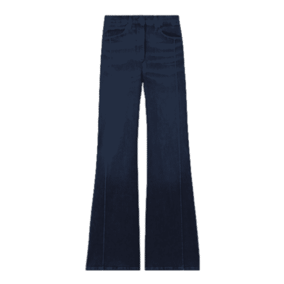 Heather Petite Stretch-Cotton Wide-Leg Jeans