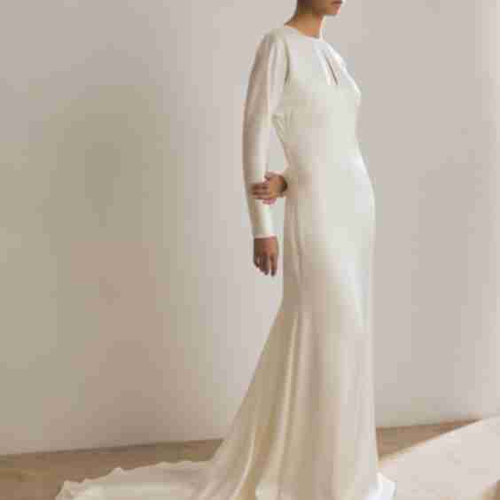 Clemence Atelier Duchess Satin Bridal Maxi Dress