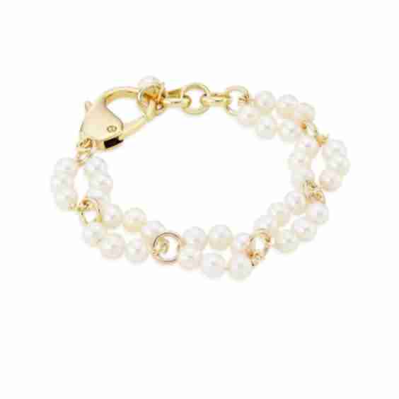 Atlas 14K Gold Fill & Pearl Bracelet