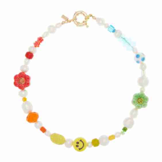 Lirio Beaded Pearl Necklace