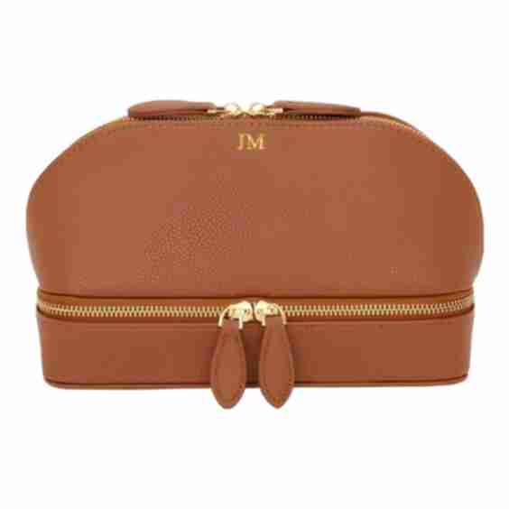 Shell Vanity Case - Tan