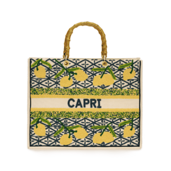 The Juliana Beaded Tote Capri