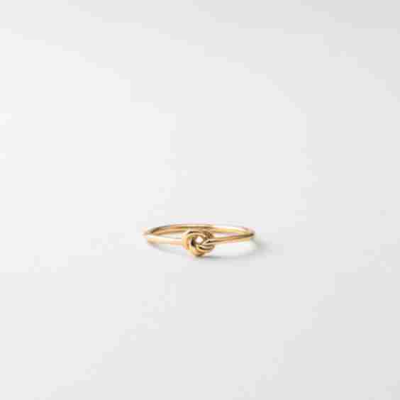 Eternal Knot Dainty Ring