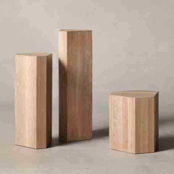 The Galerie Plinths