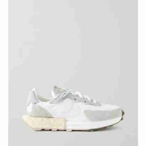 Fontanka Waffle Suede And Leather-Trimmed Mesh Sneakers