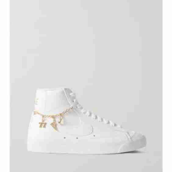 Blazer Mid '77 Lx Embellished Leather Sneakers