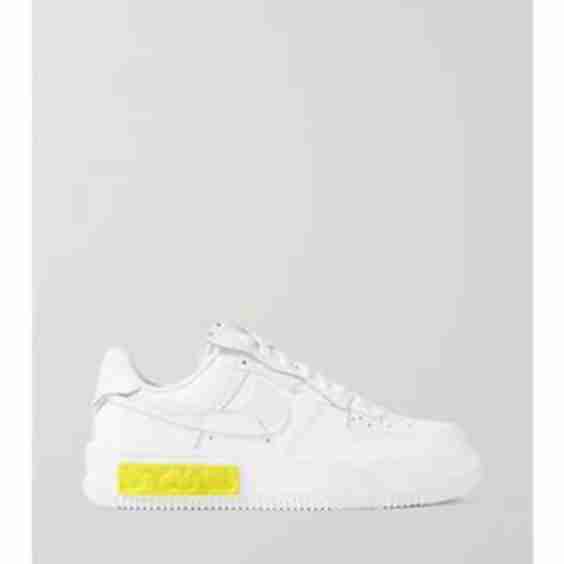 Air Force 1 Fontanka Faux Suede-Trimmed Leather Sneakers
