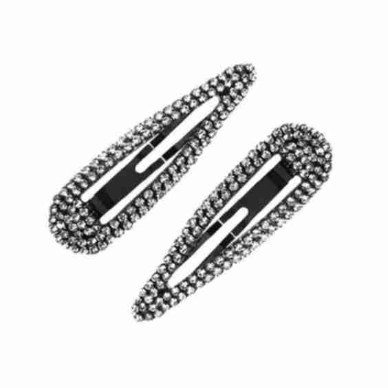 Kitsch x Justine Rhinestone Snap Clips
