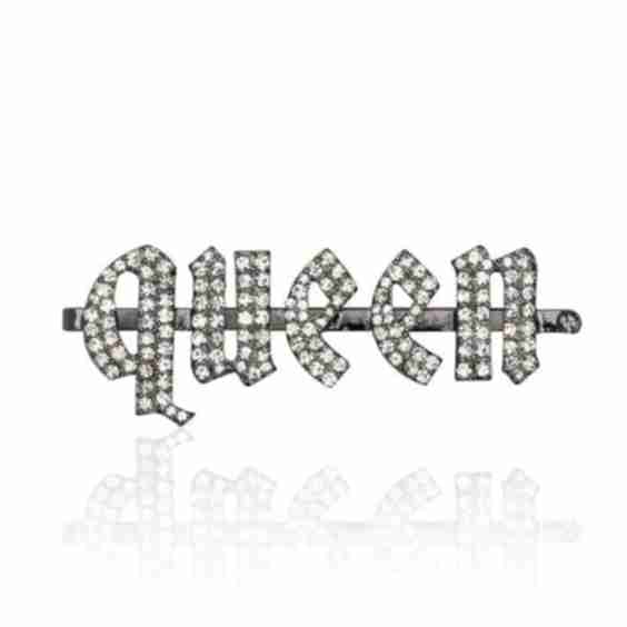 Queen Rhinestone Bobby Pin