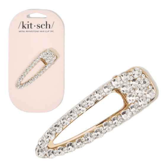 Metal Rhinestone Large Open Shape Hair Clip