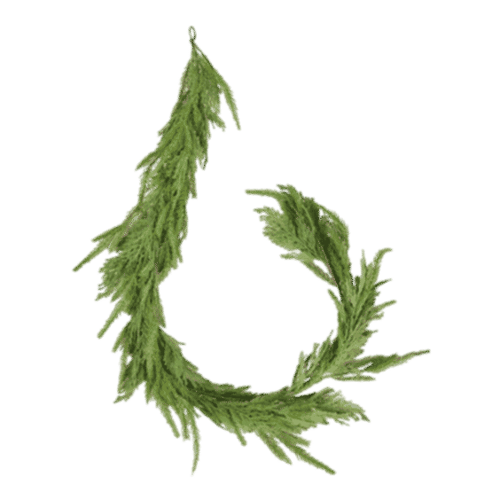 UV Treated Indoor/outdoor Faux Cedar Pine Garland - 48"