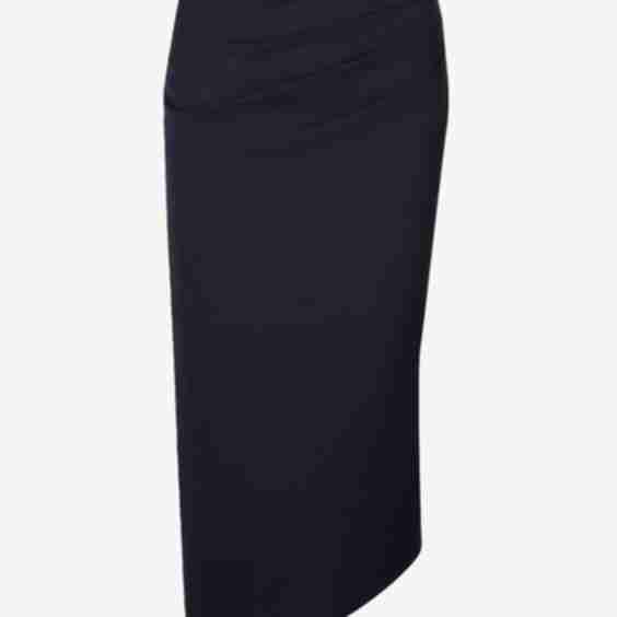Plaid Asymmetrical Silk-Blend Skirt