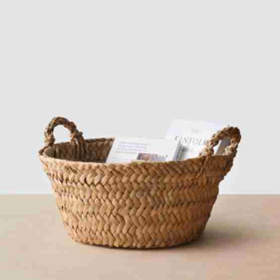 Totora Floor Basket