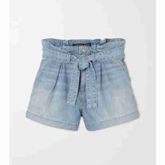 Nori Belted Denim Shorts