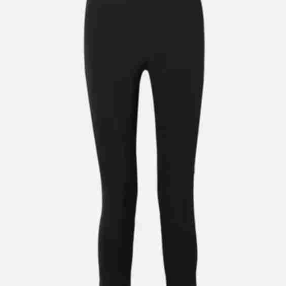 Cropped Stretch-Crepe Skinny Pants