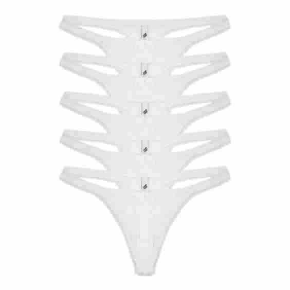 The Organic Cotton Thong: 5-Pack