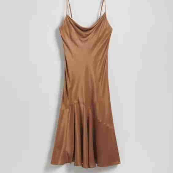 Satin Midi Dress