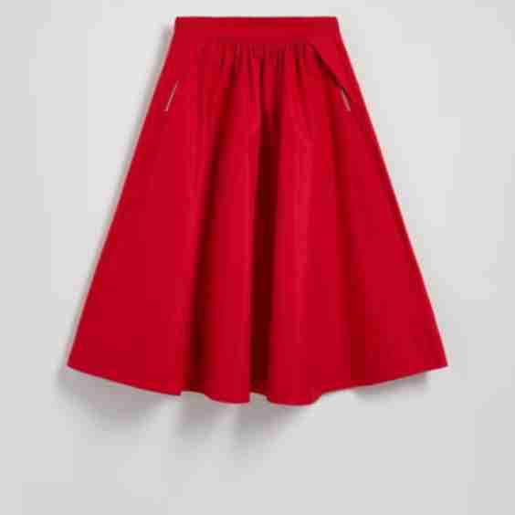  A-line Skirt with Pockets