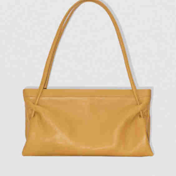 Lamb Nappa Leather Shoulder Bag