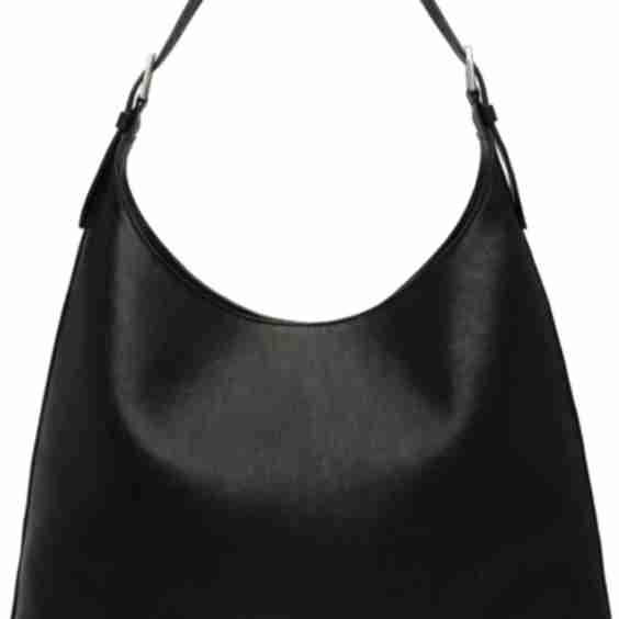 Camryn Washed Leather Shoulder Bag