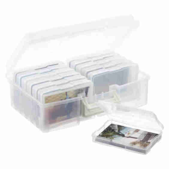 12-Case 4" x 6" Photo & Craft Storage Carrier