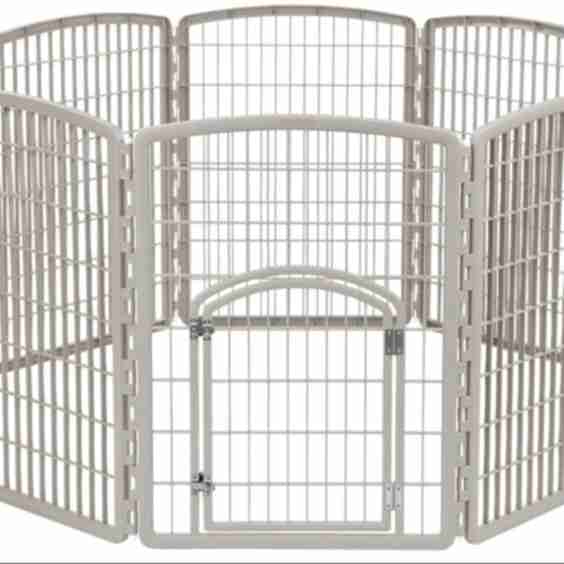 34" Exercise 8-Panel Pet Playpen with Door