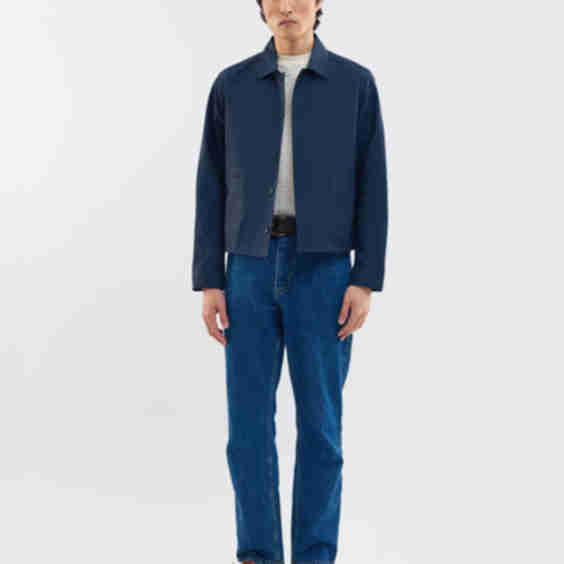 Boxy Cropped Pocket Overshirt