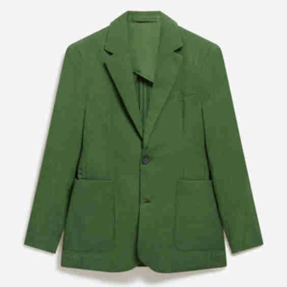 Tailored Seersucker Blazer