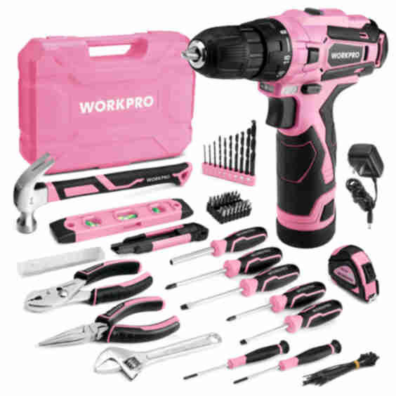 108-Piece Portable Tool Set with Power Drill