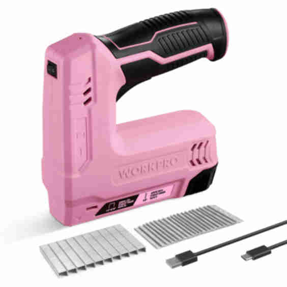 3.6V 2.0Ah Battery Powered Electric Cordless 2-in-1 Staple and Nail Gun
