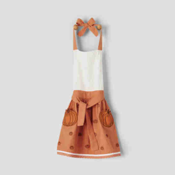 Sur La Table Children's Pumpkin Vintage-Style Apron