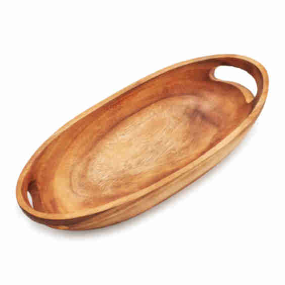 Acacia Serving Tray With Handles
