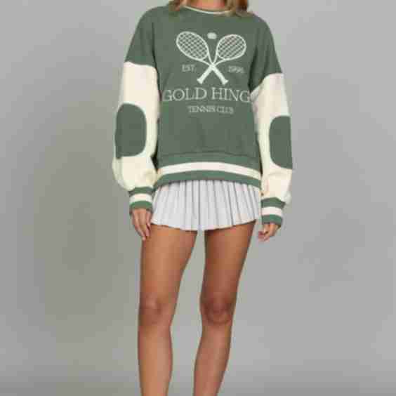 Tennis Club Patch Sweatshirt