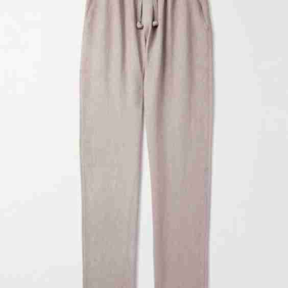 Straight Leg Linen Drawstring Pants